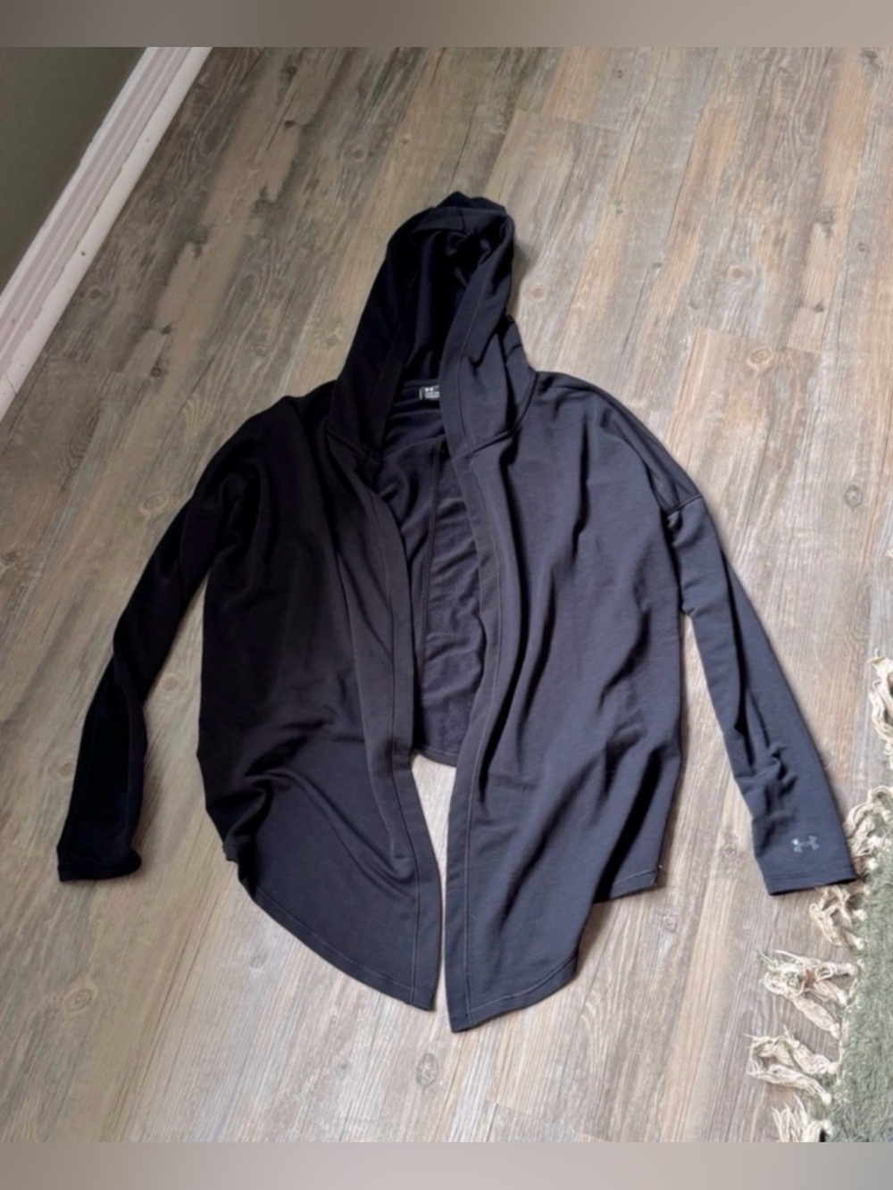 Under Armour Modern Terry Open Front Cardigan Black Size XS